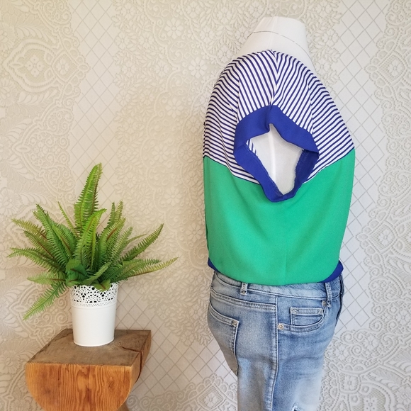 Color Blocked Top - Picture 2 of 9